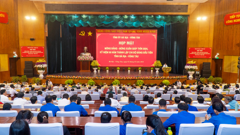 Quang cảnh buổi lễ. (Nguồn: Báo Bà Rịa-Vũng Tàu)