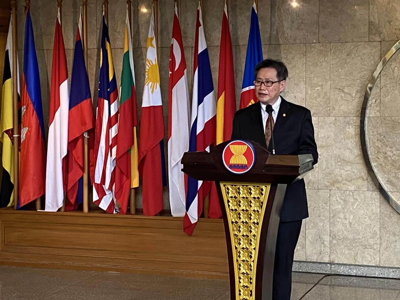 Tổng Thư ký ASEAN Lim Jock Hoi. (Ảnh: Hữu Chiến/TTXVN)