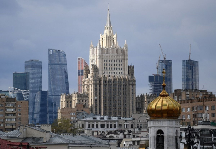 Trụ sở Bộ Ngoại giao Nga tại Moskva. (Ảnh: Getty Images/TTXVN)
