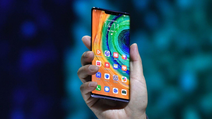 Điện thoại Huawei Mate 30. (Nguồn: Sky news)