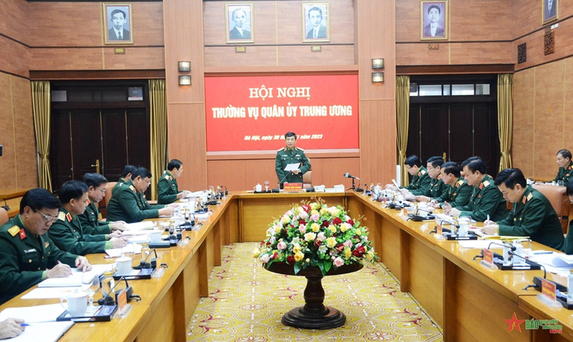 Quang cảnh Hội nghị. (Nguồn: Quân đội nhân dân)