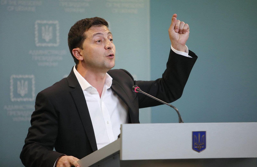 Tổng thống Ukraine Volodymir Zelensky xác nhận việc nhất trí với "Công thức Steinmeier." (Nguồn: kyivpost)