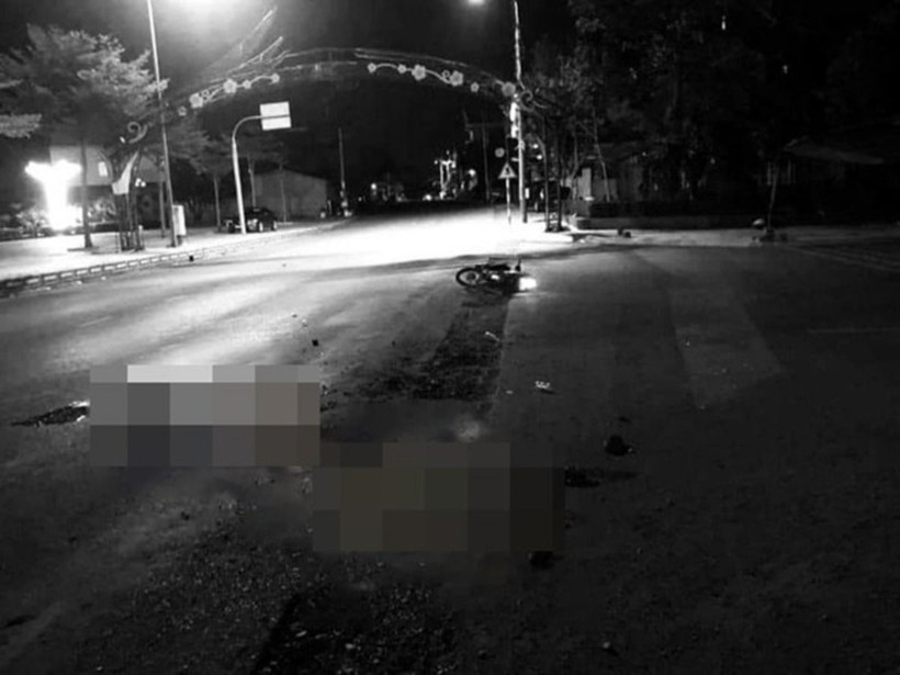 Hiện trường vụ tai nạn. (Nguồn: Lao Động)