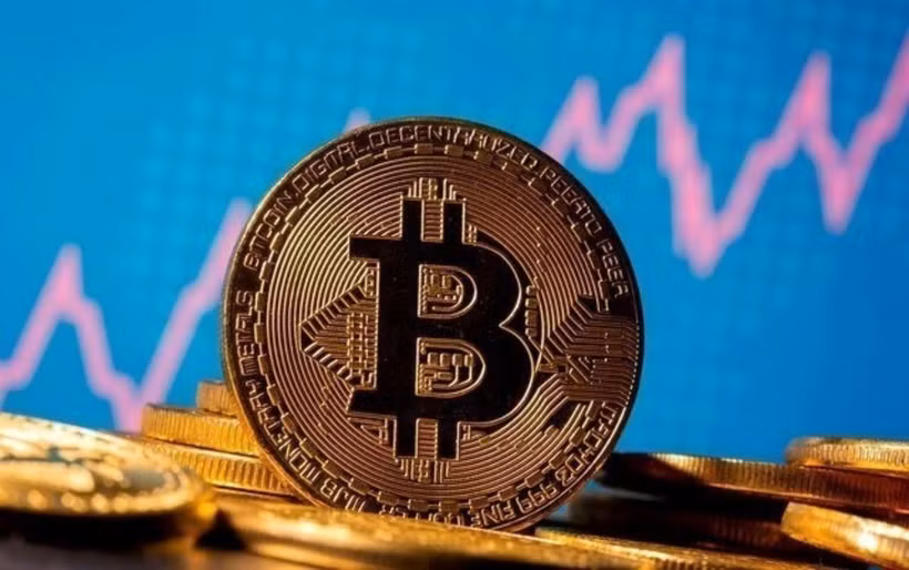 Hình ảnh minh họa đồng tiện điện tử bitcoin. (Ảnh: Reuters/TTXVN)