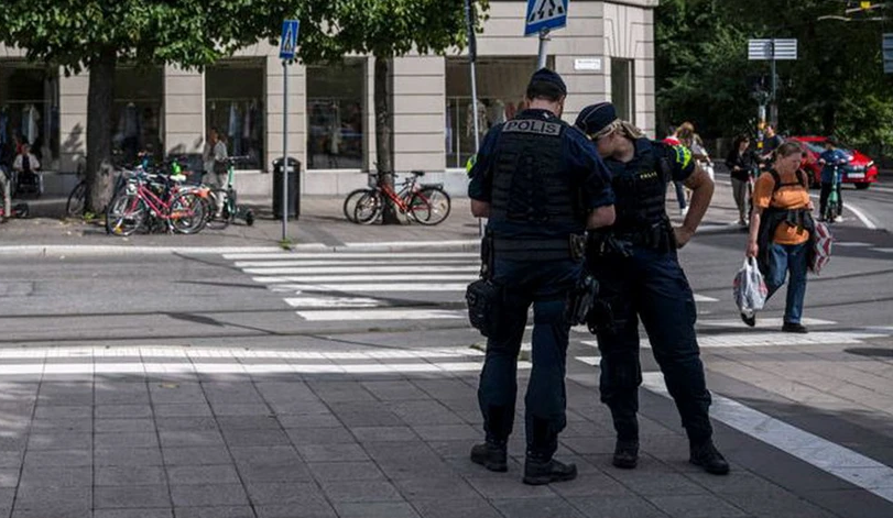 Cảnh sát Thụy Điển tại Stockholm. (Nguồn: AFP)
