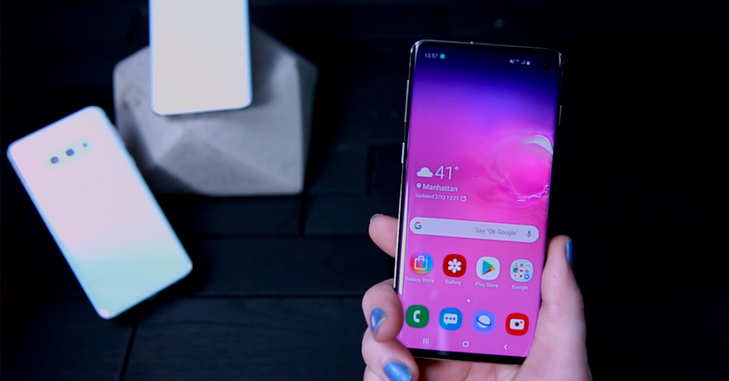 Điện thoại Samsung Galaxy S10. (Nguồn: CNBC)