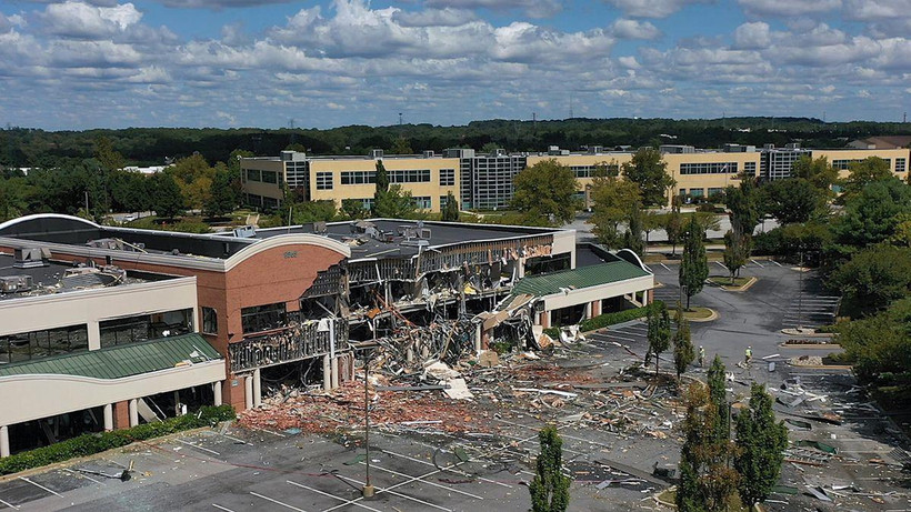 Hiện trường vụ nổ. (Nguồn: baltimoresun.com)