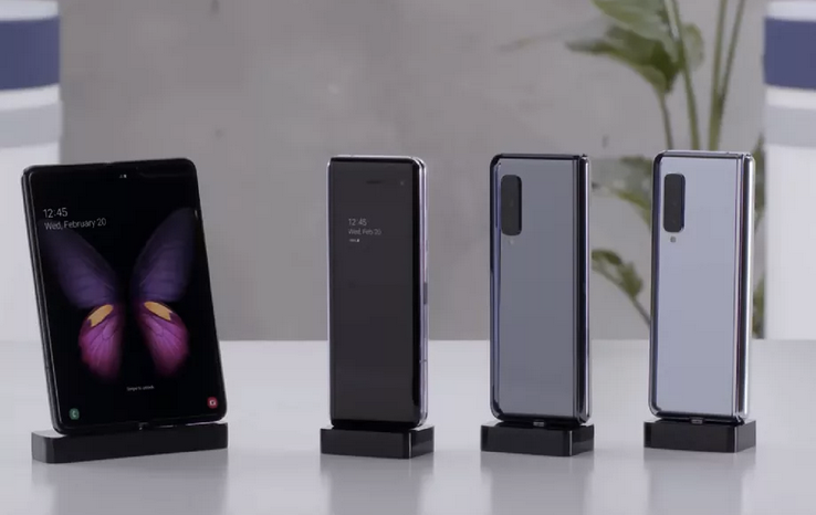Mẫu điện thoại Samsung Galaxy Fold. (Nguồn: The Verge)