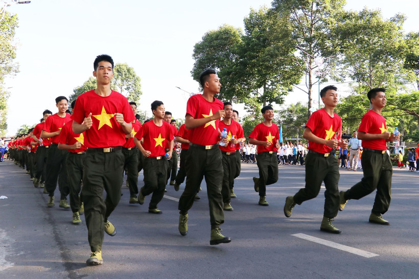 Chạy Olympic vì sức khỏe toàn dân năm 219 ở Đồng Tháp. Ảnh minh họa. (Ảnh: Nguyễn Văn Trí/TTXVN)