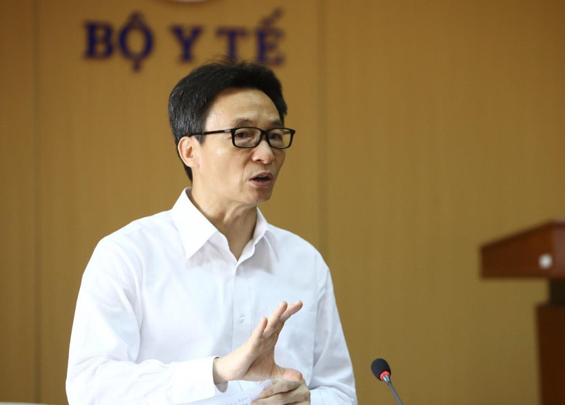 Phó Thủ tướng Vũ Đức Đam, Trưởng Ban chỉ đạo phát biểu. (Ảnh: Minh Quyết/TTXVN)