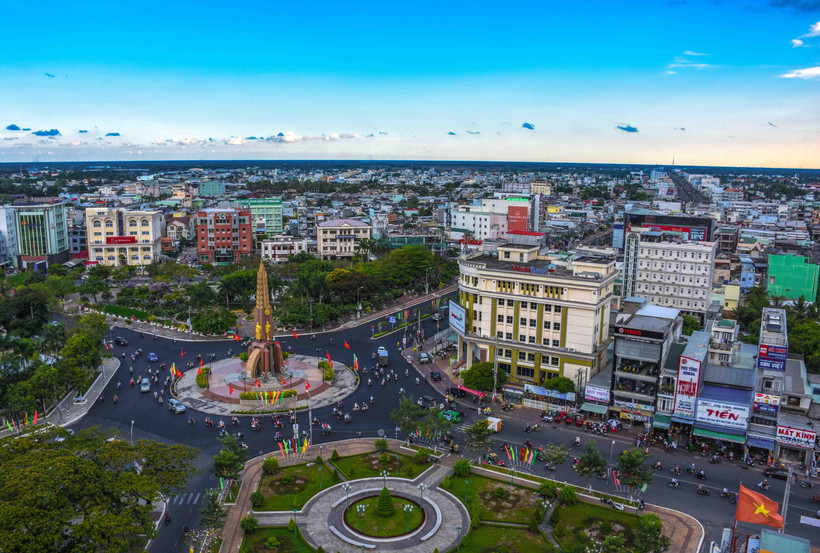Trung tâm thành phố Cà Mau ngày nay. (Ảnh: Thế Anh/TTXVN)