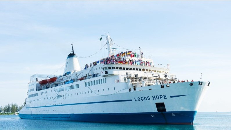 Hội chợ sách nổi Logos Hope diễn ra tại Durban (Nam Phi) từ ngày 8/5-2/6. (Nguồn: IOL)