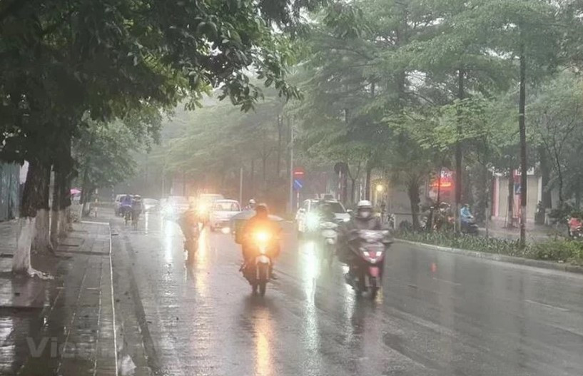 Bắc Bộ và Bắc Trung Bộ chiều tối và đêm có mưa rào và dông rải rác. (Ảnh: Huy Khánh/Vietnam+)