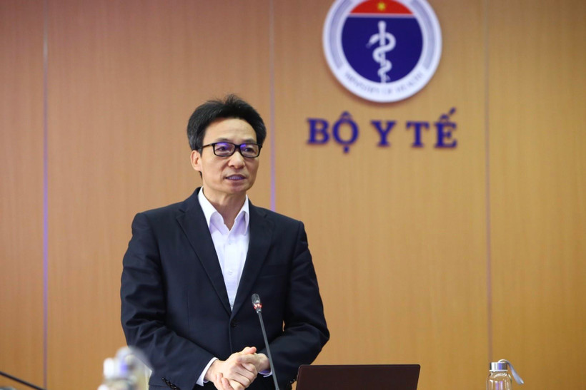 Phó Thủ tướng Vũ Đức Đam, Trương Ban chỉ đạo phát biểu. Ảnh: Minh Quyết/TTXVN)