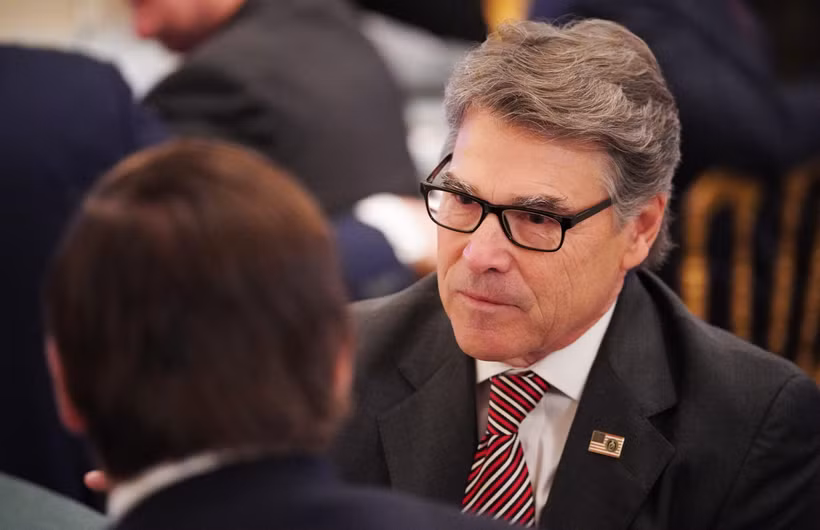 Trong ảnh (tư liệu): Bộ trưởng Năng lượng Mỹ Rick Perry trong một cuộc họp tại Nhà Trắng, Washington, DC, ngày 25/2/2019. (Nguồn: AFP/ TTXVN)