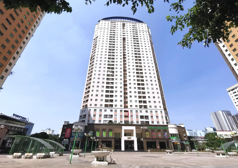 Một tòa chung cư ở Hà Nội. (Ảnh: Thành Đạt/TTXVN)