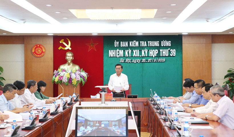 Quang cảnh kỳ họp Ủy ban kiểm tra Trung ương. (Ảnh: Phương Hoa/ TTXVN)