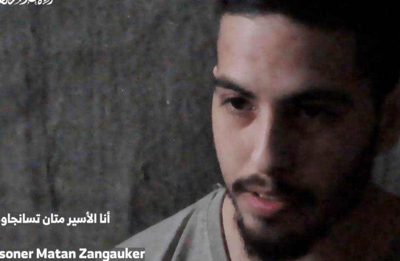 Hình ảnh video về con tin Matan Zangauker do Hamas công bố, ngày 7/12/2024. (Nguồn: The Jerusalem Post)