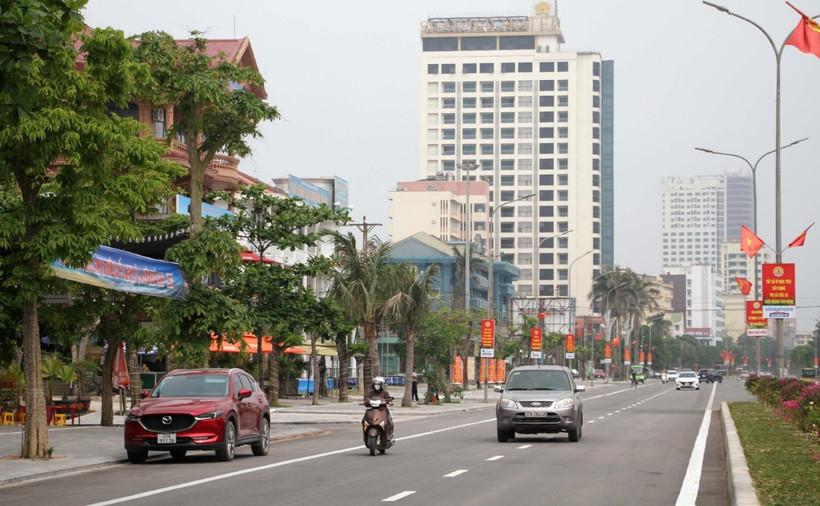 Thị xã Cửa Lò (Nghệ An). (Ảnh: Văn Tý/TTXVN)