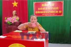 Cử tri Vĩnh Long tham gia bầu cử lựa chọn những đại biểu tiêu biểu