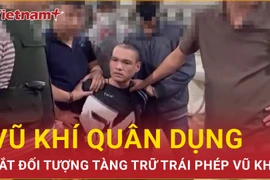 Bắt giữ đối tượng tàng trữ vũ khí quân dụng trái phép tại biên giới Quảng Trị