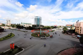 Quang cảnh thành phố Hưng Yên trong thời kỳ đổi mới (Ảnh: Quang Nhiều/TTXVN)