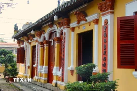 Đình Bình Thủy tiêu biểu cho kiến trúc đình làng Nam Bộ. (Ảnh: Nguyễn Hằng/TTXVN)