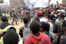 Máy bay Cessna thuộc Tổ chức Bác sĩ Hàng không AMREF gặp nạn tháng 8/2025. (Ảnh: Reuters)