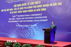 Phó Thủ tướng Bùi Thanh Sơn phát biểu chỉ đạo tại hội nghị. (Ảnh: An Đăng/TTXVN)