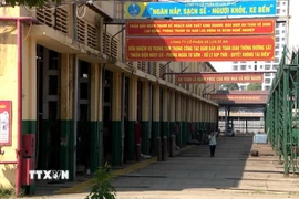 Một góc nhà máy xe lửa Dĩ An nay là Công ty cổ phần xe lửa Dĩ An ( phường Dĩ An, Thành phố Hồ Chí Minh). (Ảnh : Huyền Trang/TTXVN)