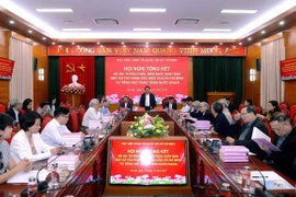 Quang cảnh hội nghị. (Ảnh: Cổng Thông tin Học viện Chính trị quốc gia Hồ Chí Minh)