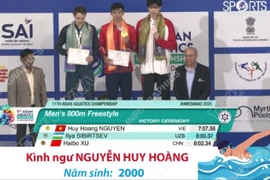 Kình ngư số 1 Nguyễn Huy Hoàng lập kỳ tích giành 2 Huy chương Vàng