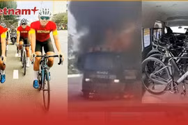 Vụ cháy dàn xe đạp của đội đua Việt Nam: Đoàn Thái Lan đền bù thiệt hại ra sao?