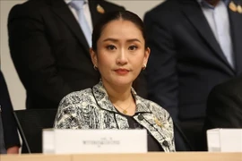 Cựu thủ tướng Thái Lan Paetongtarn Shinawatra. (Ảnh: THX/TTXVN)