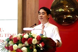 Bí thư Tỉnh ủy Khánh Hòa Nghiêm Xuân Thành phát biểu tại hội nghị. (Ảnh: Báo Nhân dân)