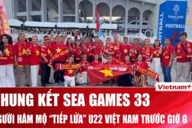 Chung kết SEA Games 33: U22 Việt Nam được "biển người" tiếp sức trước giờ G
