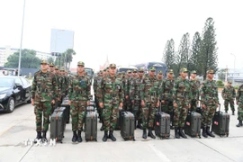 Đón đoàn Quân đội Campuchia sang Việt Nam tham gia diễu binh, diễu hành dịp 2/9