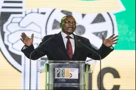 Cựu Tổng thống Nam Phi Jacob Zuma. (Nguồn: AFP/TTXVN)