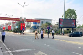 khu vực vòng xoay Ngã năm Bến Lức. (Nguồn: Cổng thông tin điện tử tỉnh Tây Ninh)