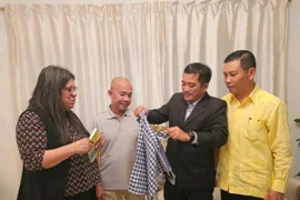 Thứ trưởng Ngoại giao Venezuela, Tatiana Pugh tiếp các nhà khoa học Việt Nam sang dự Hội thảo quốc tế Du lịch khám phá đời sống chim hoang dã. (Ảnh: Bộ Ngoại giao Venezuela)