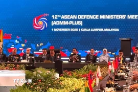 Quang cảnh Hội nghị Bộ trưởng Quốc phòng các nước ASEAN mở rộng lần thứ 12. (Ảnh: Viên Luyến/TTXVN)