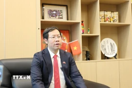 Tổng Lãnh sự Việt Nam tại Trùng Khánh (Trung Quốc) Bùi Nguyên Long. (Ảnh: Công Tuyên/TTXVN)