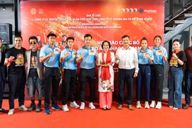 Lễ giới thiệu Music Video "Thanh âm chiến thắng". (Ảnh: Ban tổ chức)