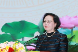 Phó Thủ tướng Phạm Thị Thanh Trà phát biểu chỉ đạo tại hội nghị. (Ảnh: Trọng Đức/TTXVN)