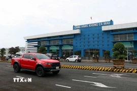 Cảng hàng không Cà Mau được đầu tư mở rộng, nâng cấp, đảm bảo khai thác máy bay A320, A321. (Ảnh: Kim Há/TTXVN)