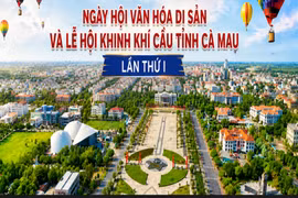 Áp phích tuyên truyền cho sự kiện. (Ảnh: Cổng Thông tin Điện tử tỉnh Cà Mau)