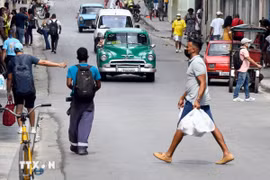 Quang cảnh đường phố tại La Habana, Cuba. (Ảnh: THX/TTXVN)