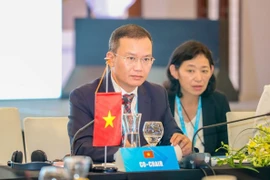 Ông Nguyễn Hồng Minh - Phó Cục trưởng Cục Thể dục thể thao Việt Nam phát biểu tại hội nghị. (Ảnh: Nguồn Tổng cục Du lịch, Văn hóa và Thể thao)