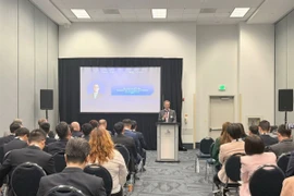 Toàn cảnh Diễn đàn Đổi mới sáng tạo và Đầu tư Việt Nam-Hoa Kỳ. (Ảnh: Bộ Tài chính)