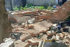 Hiện trường vụ nổ.